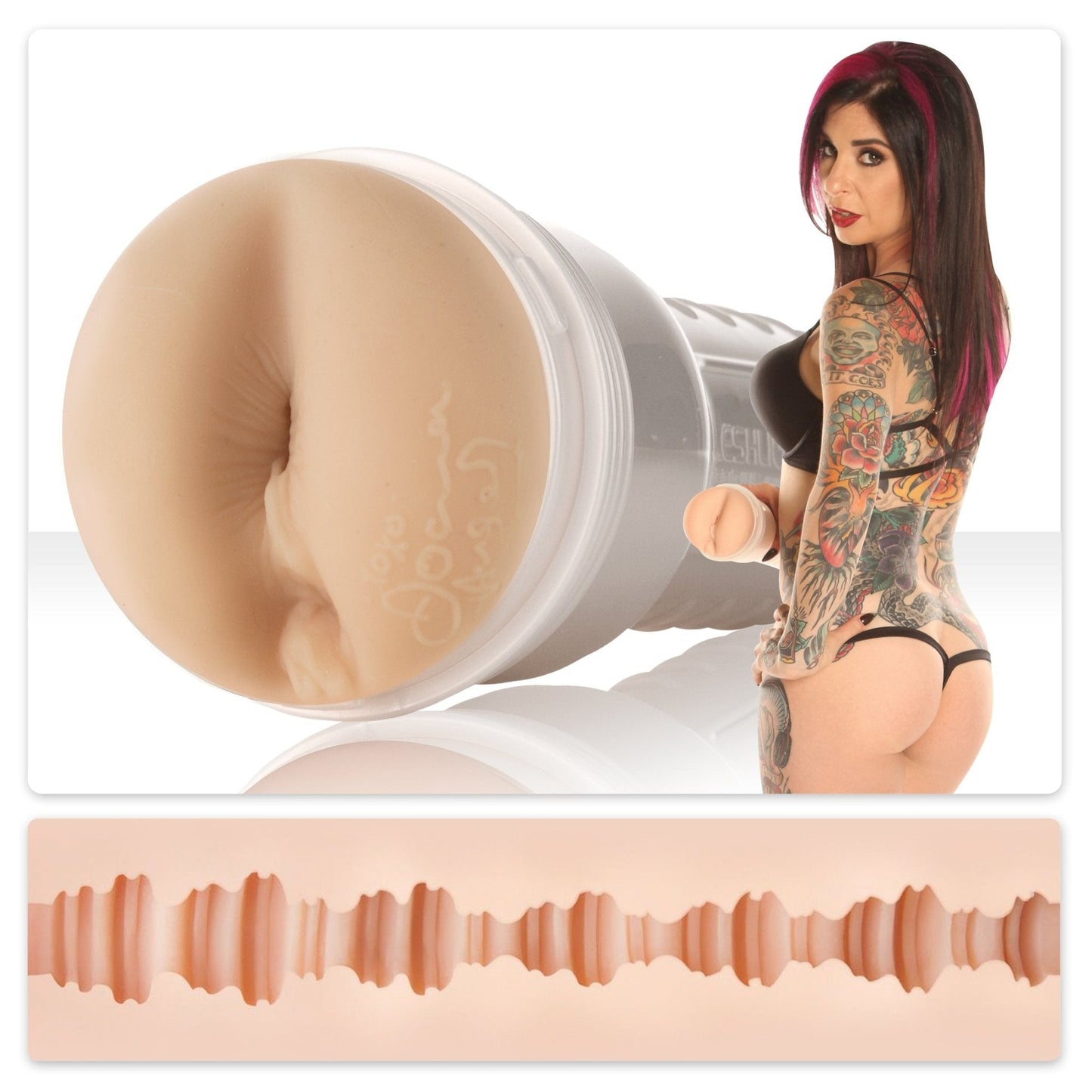 Fleshlight Girl Joanna Angel Stroker Punk (Butt) With case