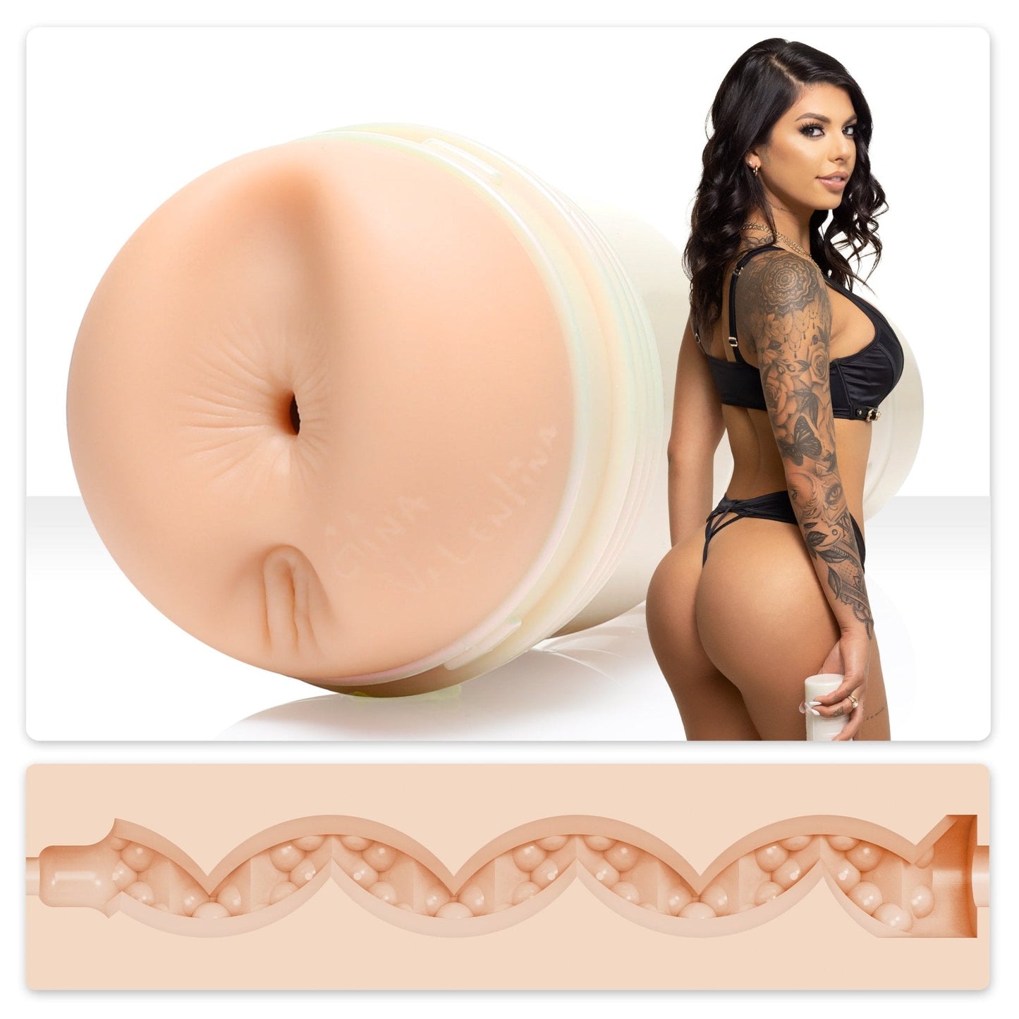 Fleshlight Girl Gina Valentina Stroker Cosmic (Butt) With case